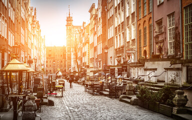 Architecture of Mariacka street in Gdansk is one of the most interesting tourist attractions and...