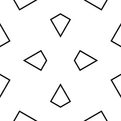 Seamless vector. Polygons image. Ethnic ornament. Kites motif. Tribal pattern. Geometric backdrop. Quadrangles background. Folk wallpaper. Digital paper, textile print, abstract