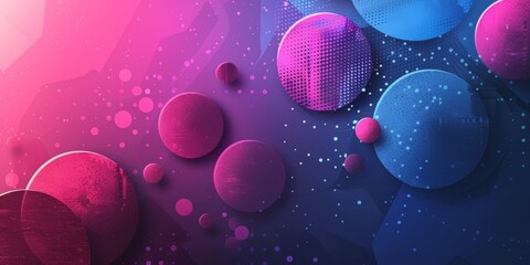 A colorful background with many small circles of different colors