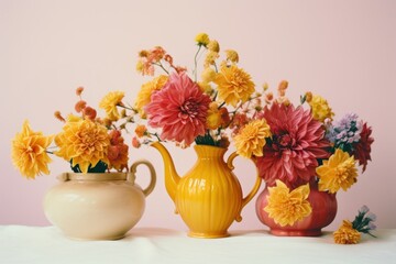 Flower plant vase inflorescence. - obrazy, fototapety, plakaty