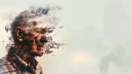 Abstract Concept for Dementia or Loss of Memory