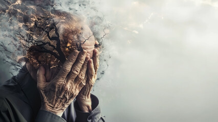 Abstract Concept for Dementia or Loss of Memory