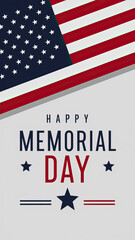 Memorial Day, Memorial Day Poster. USA Memorial Day. Happy Memorial Day. Independence Day. Vector. Illustration. Memorial Day card. American flag. Us Memorial Day design, Poster. Post. card, Memorial 