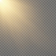 Sunlight effect on background