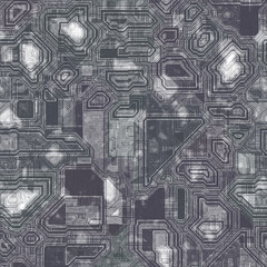 Seamless CircuitBoard texture. Seamless Hi-res (8000x8000) texture. Modern stylish abstract texture.