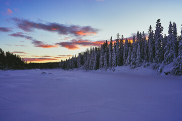 Image from the Alterdalstjernet Lake, part of the Totenaasen Nature Reserve up in the Totenaasen...