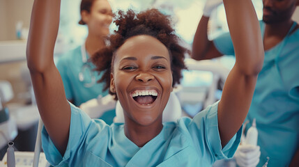 Smile Success: A Female Dentist's Triumph