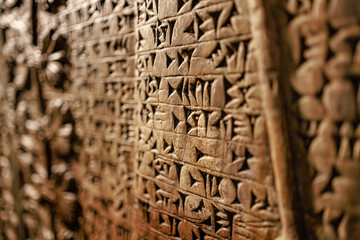 Egyptian hieroglyphs on the wall. Ancient Egyptian writing, Egyptian hieroglyphs.