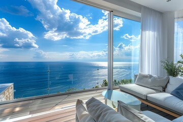 From sunrise to sunset, the sea view from the luxury apartment evolves, casting a spellbinding spell over residents and reminding them of the privilege of calling such a breathtaking location home