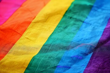 Celebrating Diversity in the LGBT Community: A Pop Art Banner. Concept Diversity, LGBT Community,...