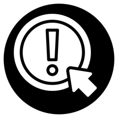 exclamation glyph icon