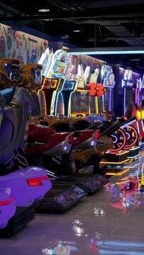 Vertical Video Inside a Gaming Hall