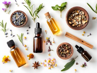 Essential Oils and Botanical Ingredients for Natural Wellness and Aromatherapy Treatments