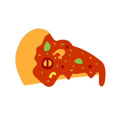 pizza vector illustration