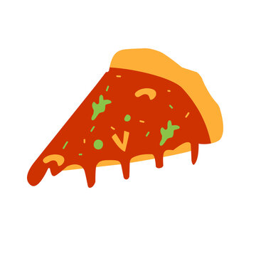 recommend clip art: pizza vector illustration