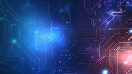Fototapeta premium Abstract technology background. abstract structure circuit computer technology business background.
