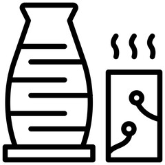 Drink Bottle And Glass Icon