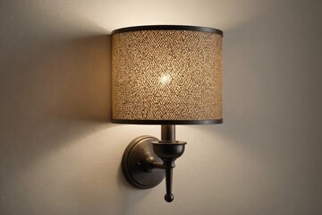Close up detail shot of a wall sconce