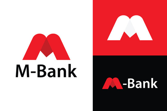 Logo ready elegant simple creative brand identity company corporate cafe fashion food initial M letter word  mark sign modern
