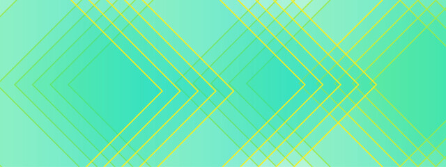 Abstract Gold and Green vector blueprint background with modern design. Vector abstract futuristic architecture concept with digital geometric connection golden lines
