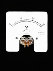 digital multimeter on white background