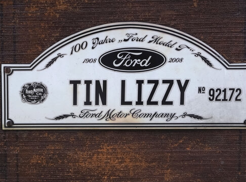 Car Model T named Tin Lizzie by Henry Ford