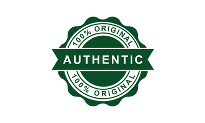 Authentic stamp icon