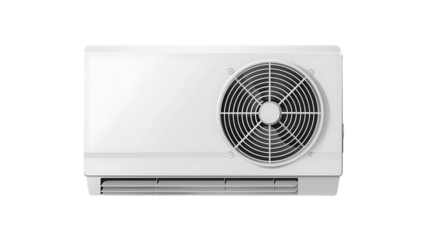  The vector icon of an AC air conditioner on a white background