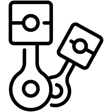 recommend clip art: piston line icon