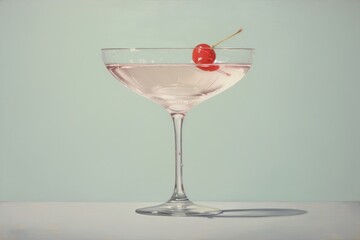 Fototapeta premium Clsoe up on pale Cocktail cocktail martini drink