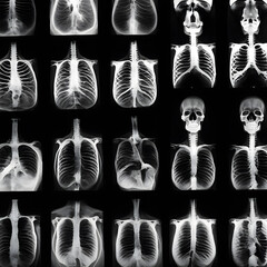 X-ray images from patient, ai-generatet - 796650129