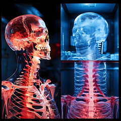 X-ray images from patient, ai-generatet - 796650361
