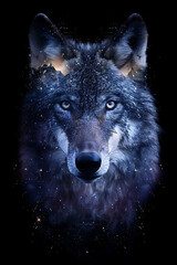 wolf in the night