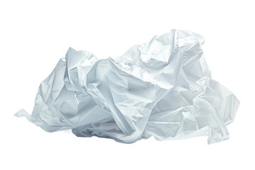 An image showcasing a transparent crumpled paper