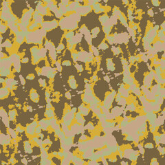 Vector Animal Leather Design. Cheetah Spots Pattern.