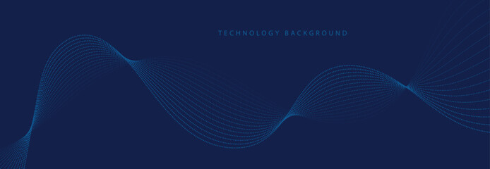 Blue abstract wave background. Blue background design.