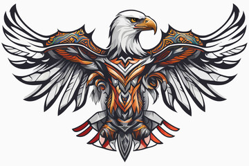 Obraz premium Tribal Eagle Artwork
