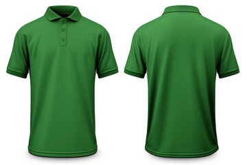 Blue t-shirt white background polo shirt.