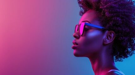 Woman in tank top and sunglasses