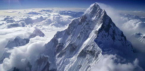 Majestic view of the K2 peak