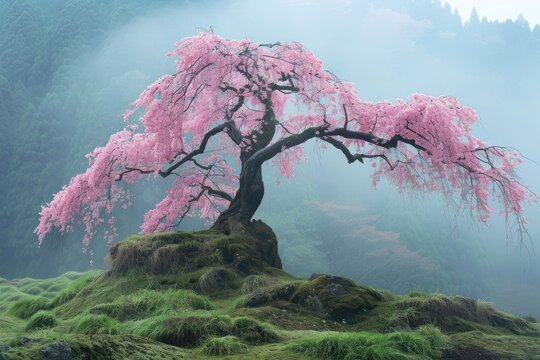 Sakura landscape vegetation outdoors