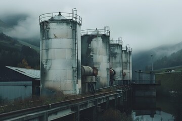 Obraz premium plant in factory