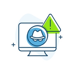 Fraud Detection Vector Icon Design