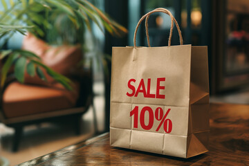 Picture of paper bags during SALE