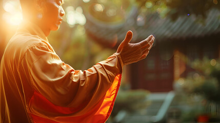 Obraz premium Praying Photos,generative ai