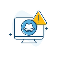 Fraud Detection Vector Icon Design