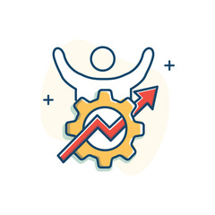 Enhancing Resilience Vector Icon Design