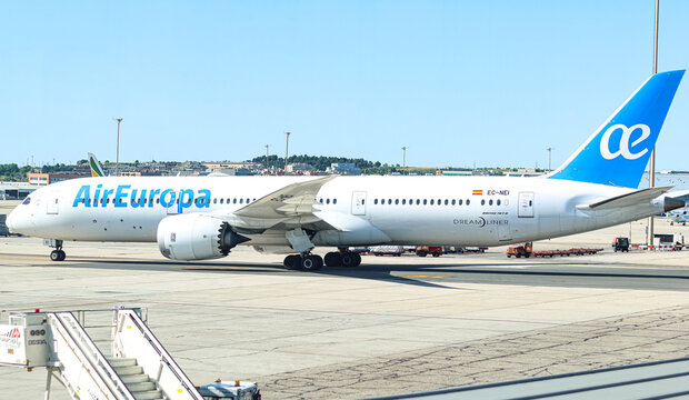 Passenger plane of the airline Air Europa