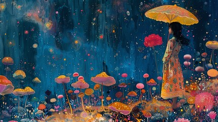 Celebrate the psychedelic movement with whimsical illustrations of psychedelic characters psychedelic fashion
