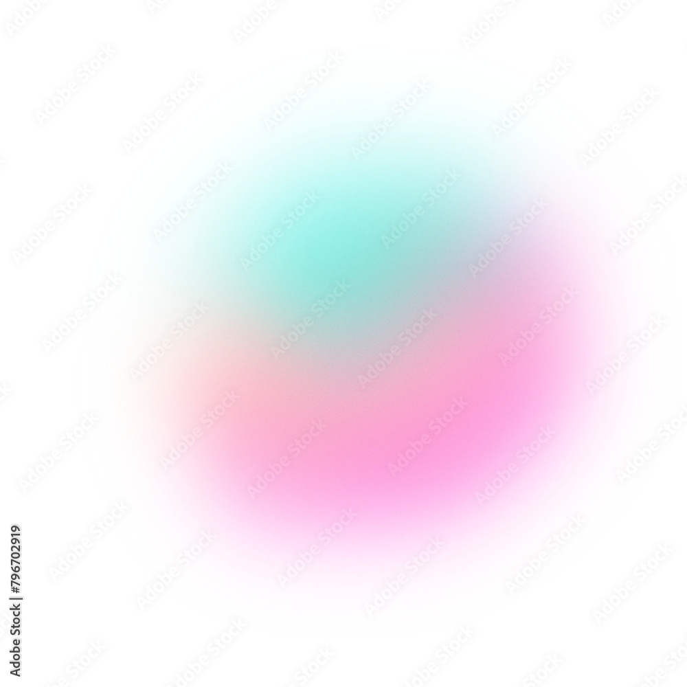 Poster Colorful gradient with noise and blur effects. Gradient beam of light on a transparent background. Colorful glare of neon light